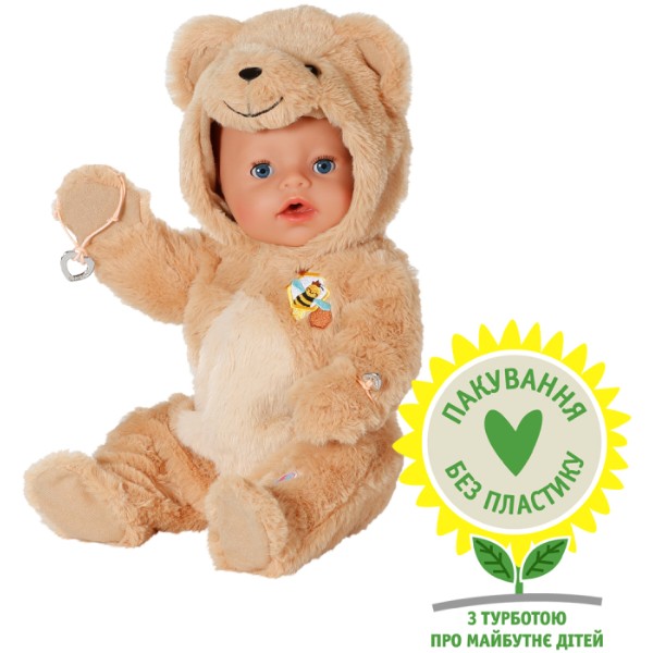Фото - Кукла Baby Born ЭММА В КОСТЮМЕ МИШКИ (837115)