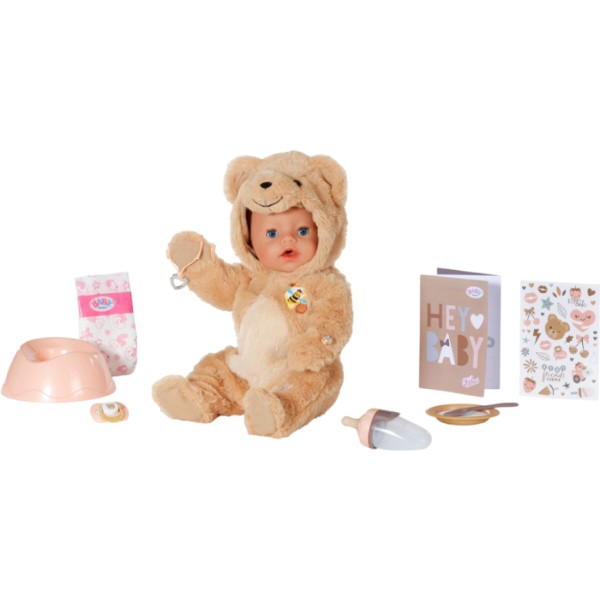 Фото - Кукла Baby Born ЭММА В КОСТЮМЕ МИШКИ (837115)
