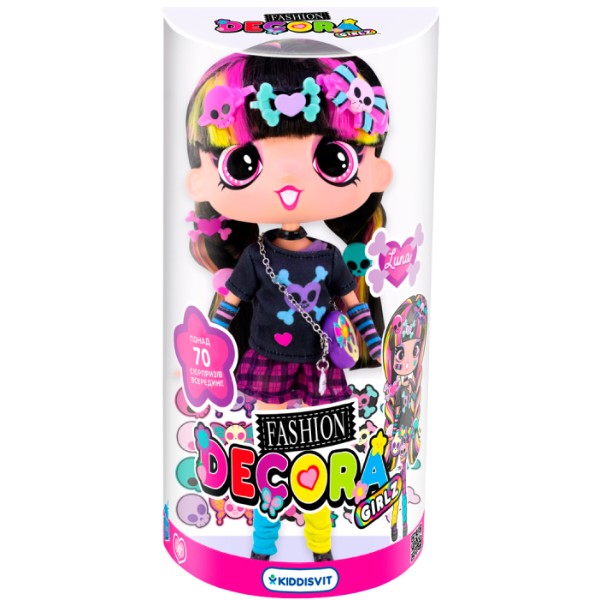 Фото - Колекційна лялька DECORA GIRLZ ЛУНА з аксес. (D1006)