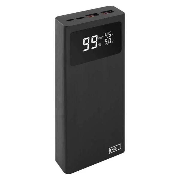 Фото - Батарея мобільна EMOS BetaQ20 22,5W/20000mAh, чорний, PD20W