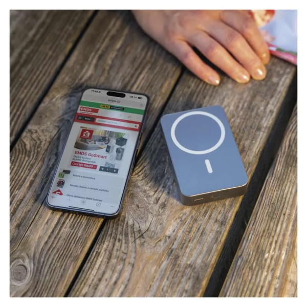 Фото - Батарея мобильная EMOS B0551GY WI1046 20W/10000mAh, серый, PD20W