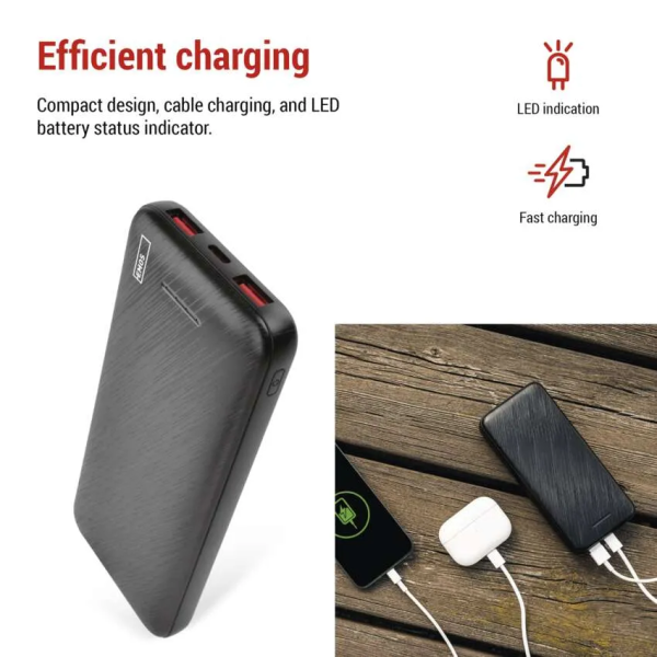 Фото - Батарея мобильная EMOS AlphaQ3 B0571B 22,5W/10000mAh, черный, PD20W