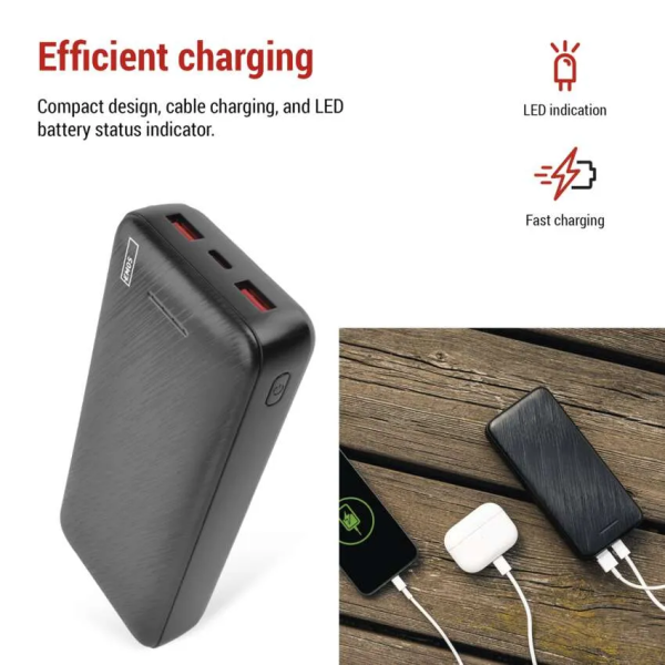 Фото - Батарея мобильная EMOS AlphaQ3 B0572B 22,5W/20000mAh, черный, PD20W