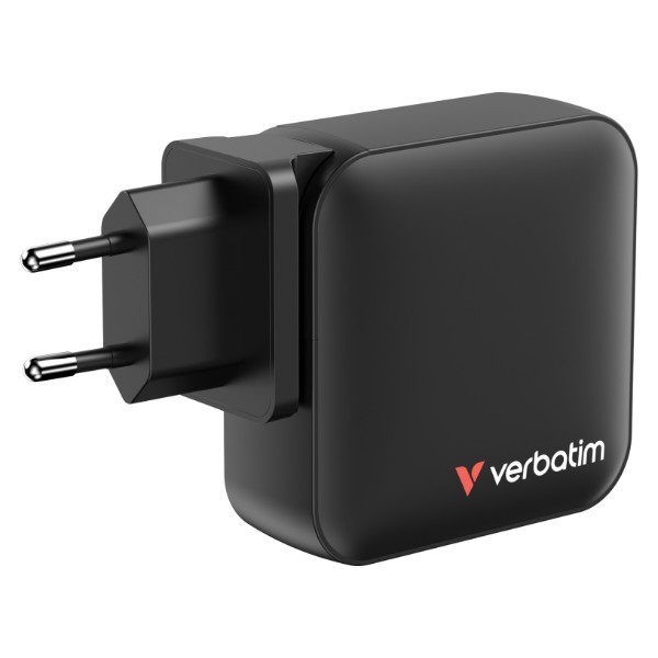 Фото - Сетевое зарядное устройство Verbatim Mini GaN 165 Вт 3xUSB-C/1xUSB-A (32216)