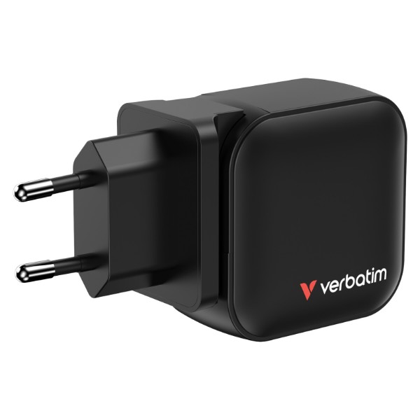 Фото - Сетевое зарядное устройство Verbatim Mini GaN 70 Вт 2xUSB-C/1xUSB-A (32229)