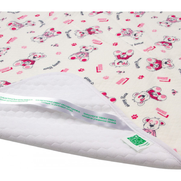 Фото - Пелюшка багаторазова водонепроникна ЕКО ПУПС Soft Touch Premium 50х70 см щасливе ведмежа (EPG07W-5070hb)
