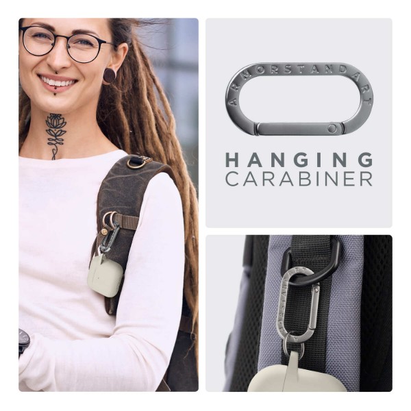 Фото - Чехол для наушников Armorstandart Hang Case for Apple AirPods 4 Antique white (ARM81279)