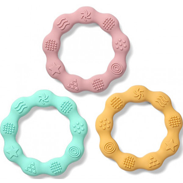 Фото - Прорезыватель BabyOno Кольцо розовое (825/02)