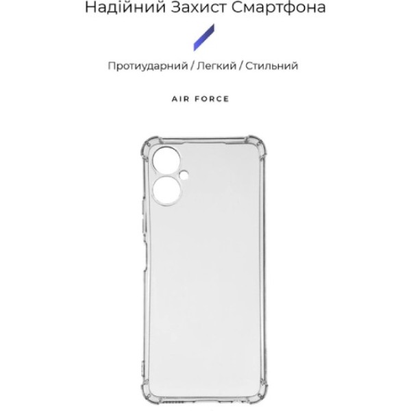 Фото - Чехол для смартфона Armorstandart Air Force for Tecno Camon 19 Neo Camera cover Transparent (ARM66431)