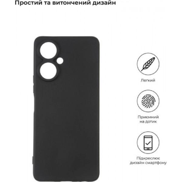 Фото - Чохол для смартфону Armorstandart Matte Slim Fit for Tecno Camon 19 Pro 5G Camera cover Black (ARM66407)