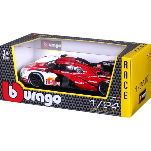 Фото - Коллекционная машинка 1:24 Bburago PORSCHE 963 (1:24) (18-28022)
