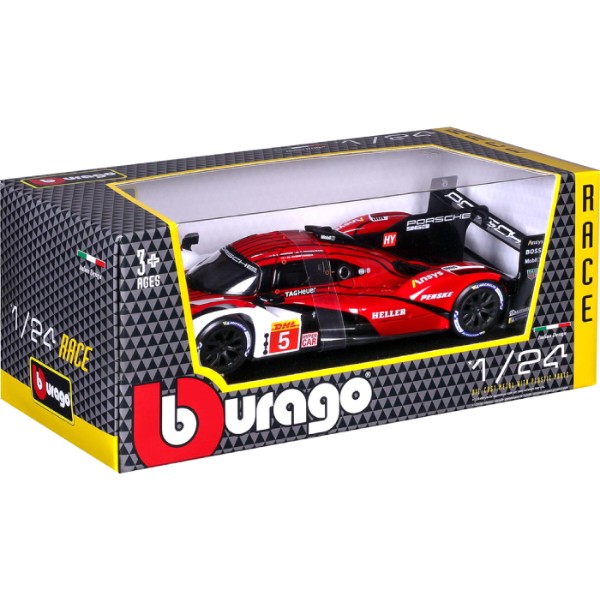 Фото - Коллекционная машинка 1:24 Bburago PORSCHE 963 (1:24) (18-28022)