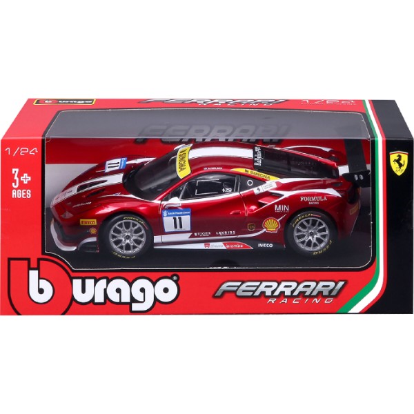 Фото - Колекційна машинка 1:24 Bburago FERRARI 488 CHALLENGE (1:24) (18-26308)