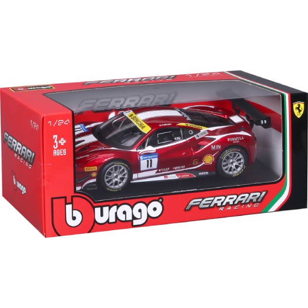 Фото - Колекційна машинка 1:24 Bburago FERRARI 488 CHALLENGE (1:24) (18-26308)