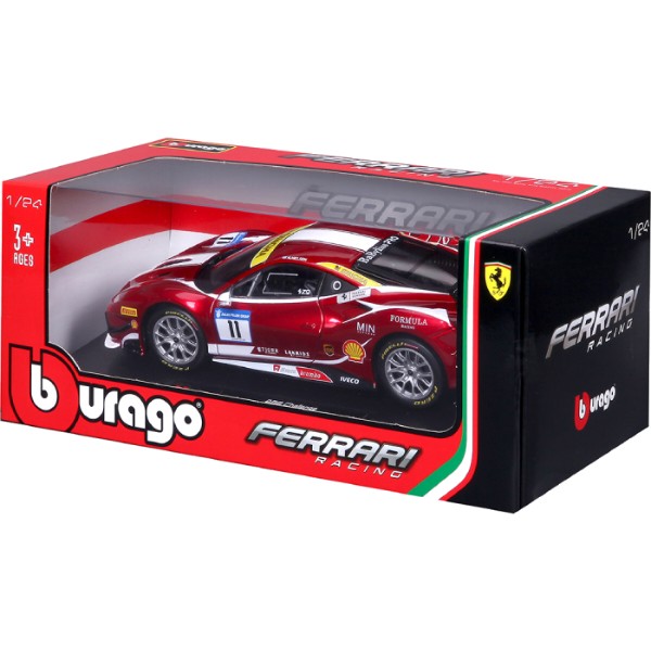 Фото - Колекційна машинка 1:24 Bburago FERRARI 488 CHALLENGE (1:24) (18-26308)