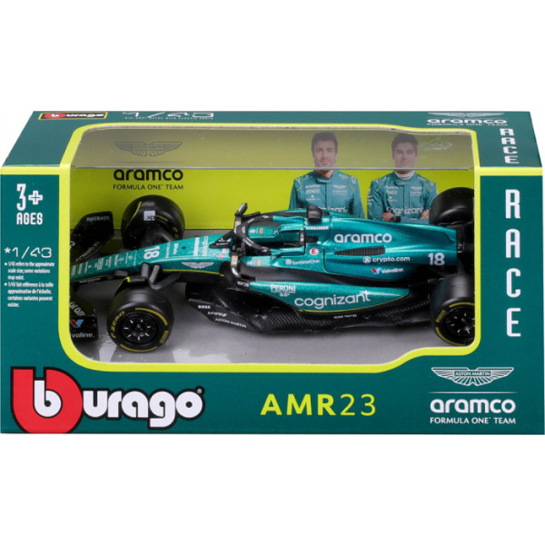 Фото - Колекційна машинка 1:43 Bburago ASTON MARTIN AMR23 (2023) (1:43) (18-38090) в асортименті