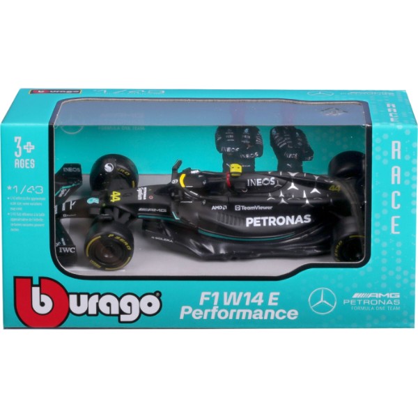 Фото - Колекційна машинка 1:43 Bburago MERCEDES-AMG F1 W14 E PERFORMANCE (2023) (1:43) (18-38080)