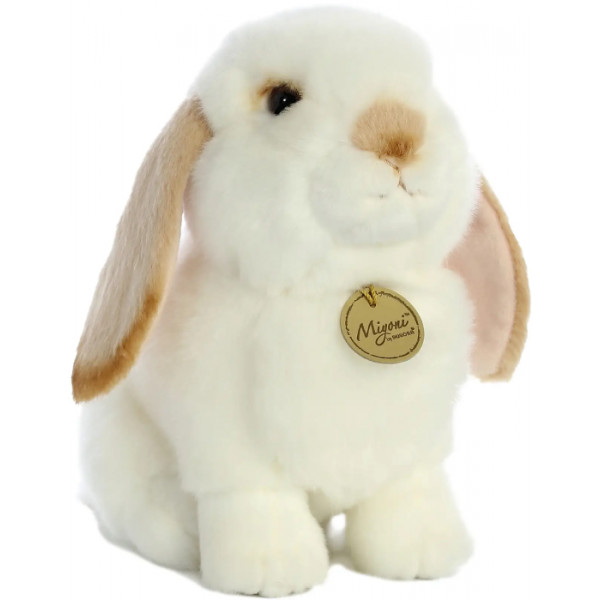 Фото - М'яка іграшка Aurora Кролик висловухий біло-бежевий 23 см (170091B) Фото - М'яка іграшка Aurora Кролик висловухий біло-бежевий 23 см (170091B)