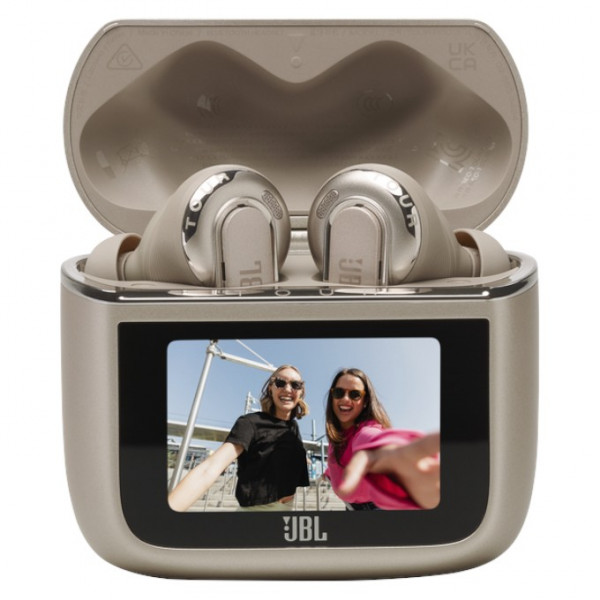 Фото - Навушники вкладиші бездротові TWS JBL Tour Pro 3 Latte (JBLTOURPRO3LTT)