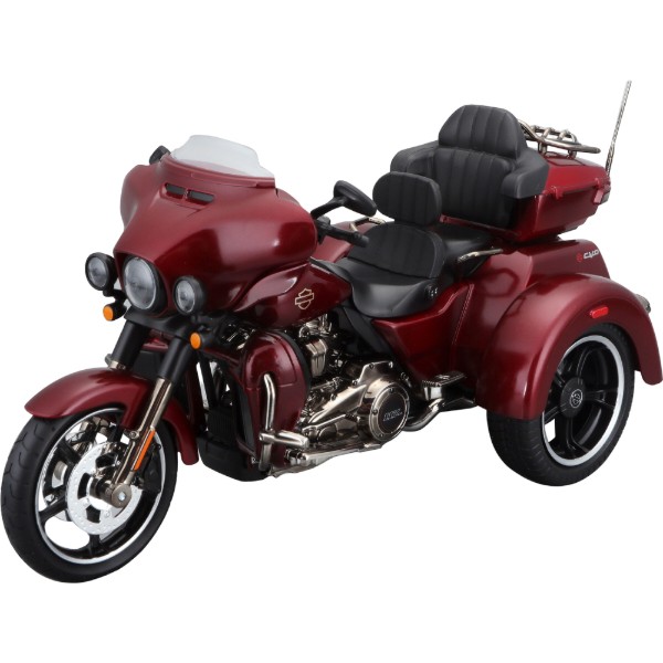 Фото - Коллекционный легковой транспорт Maisto Мотоцикл Harley-Davidson Motorcycles 2021 CVO Tri Glide, 1:12 (32337 met. red)