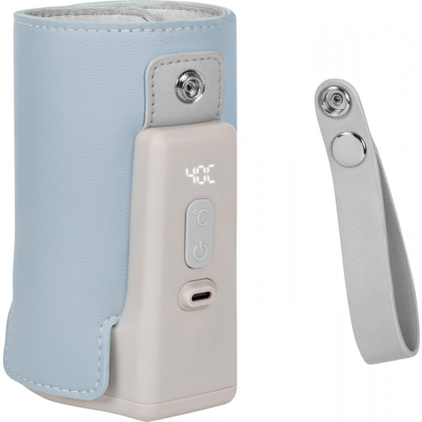 Фото - Підігрівач дитячих пляшечок дорожній Lionelo Thermup Go Plus Blue Sky