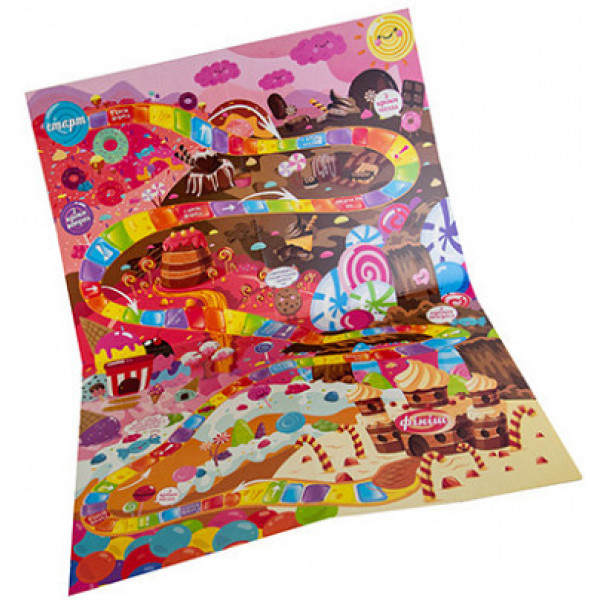 Фото - Настільна гра (5-7 років) Strateg бродилка "Солодкі пригоди", укр (30504)