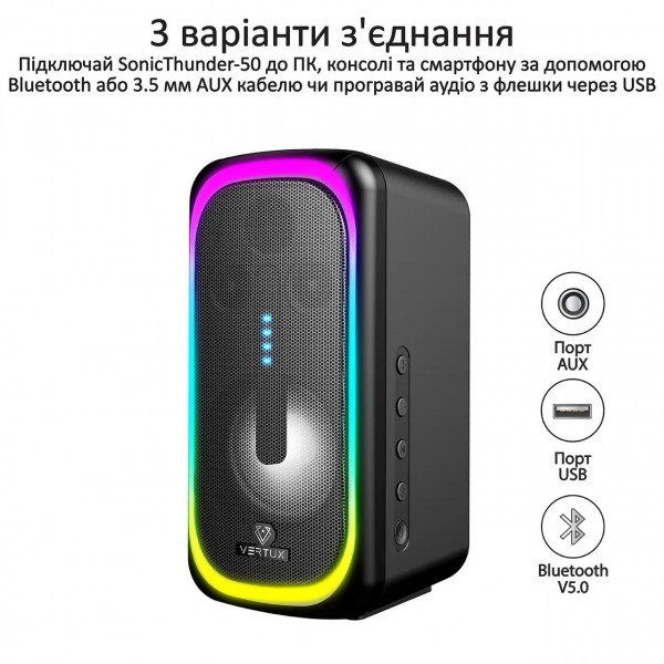 Фото - Комп'ютерна акустика 2.1 Vertux Sonicthunder-50.eu