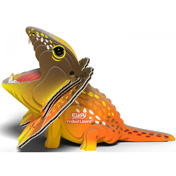 Фото - 3D пазлы EUGY Зоопарк: Плащеносная ящерица (XEG-108)