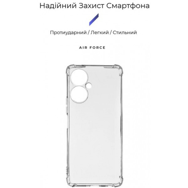 Фото - Чохол для смартфону Armorstandart Air Force for Tecno Camon 19 (CI6n)/19 Pro (CI8n) Camera cover Transparent (ARM66430)