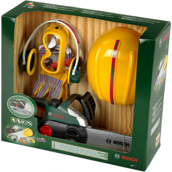 Фото - Сюжетно-рольова гра. Набір-професій Klein Ланцюгова пила з обладнанням Bosch Mini (8532)