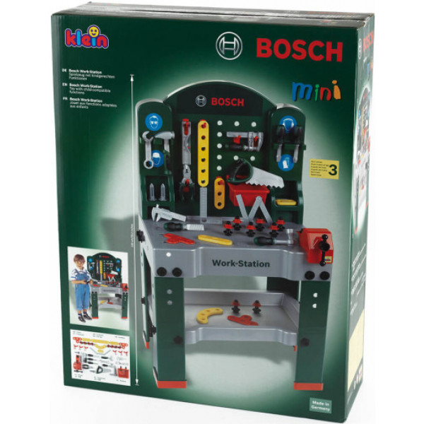 Фото - Сюжетно-ролевая игра. Набор-профессий Klein Мастерская из 44 частей Bosch Mini (8580)