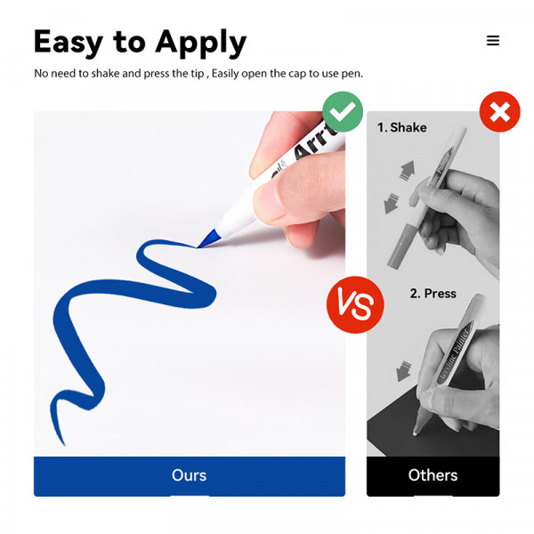 Фото - Набір маркерів Arrtx AACM-0530B (LC303311)