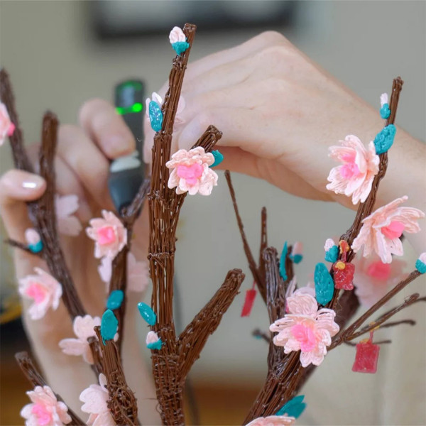 Фото - 3D-ручка 3Doodler Flow для проф. использования – СИНЯЯ (8 cтержней, аксессуары) (FLOW-INTL)