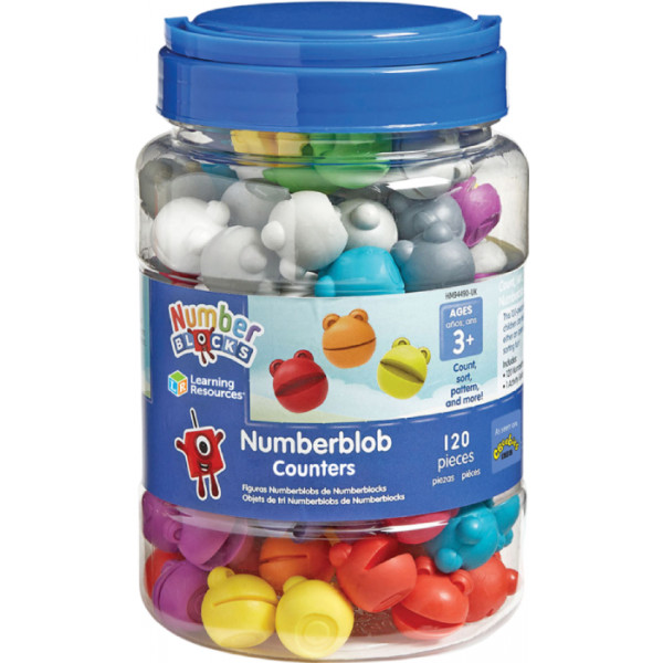 Фото - Ігровий набір для малюка Learning Resources серії Numberblocks - ВЕСЕЛІ ЖАБКИ NUMBERBLOBS (HM94490-UK)