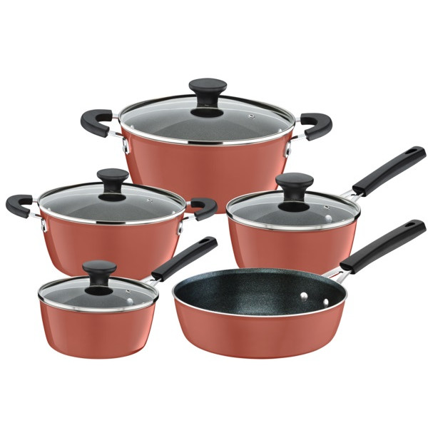 Фото - Набір посуду Tramontina Glenz 9 пр. (28699/410) Фото - Набір посуду Tramontina Glenz 9 пр. (28699/410)