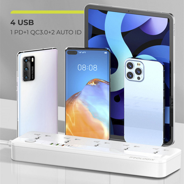 Фото - Сетевой фильтр ProLogix Premium 5 р 2m (PR-SC5415W)