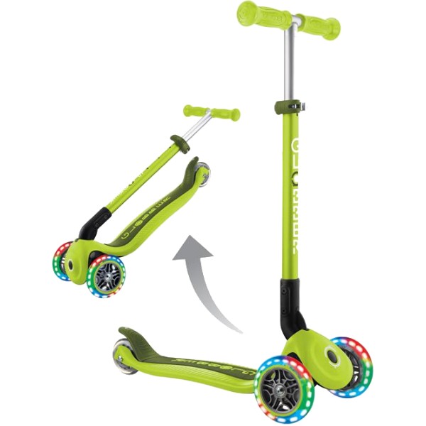 Фото - Трёхколёсный самокат Globber PRIMO FOLDABLE LIGHTS (432-106-3)