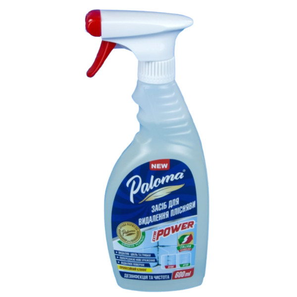 Фото - Засіб для миття у ванній кімнаті Paloma Extra Power для видалення плісняви 600 мл (PE50748)