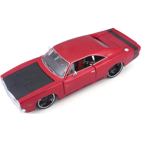 Фото - Коллекционная машинка 1:24 Maisto 1969 Dodge Charger R/T (32537 met. red)