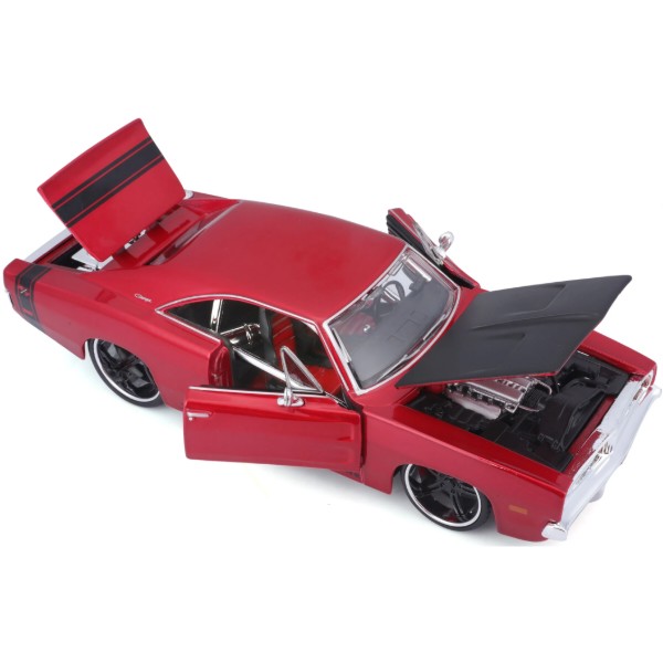 Фото - Коллекционная машинка 1:24 Maisto 1969 Dodge Charger R/T (32537 met. red)