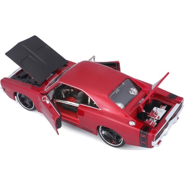 Фото - Коллекционная машинка 1:24 Maisto 1969 Dodge Charger R/T (32537 met. red)