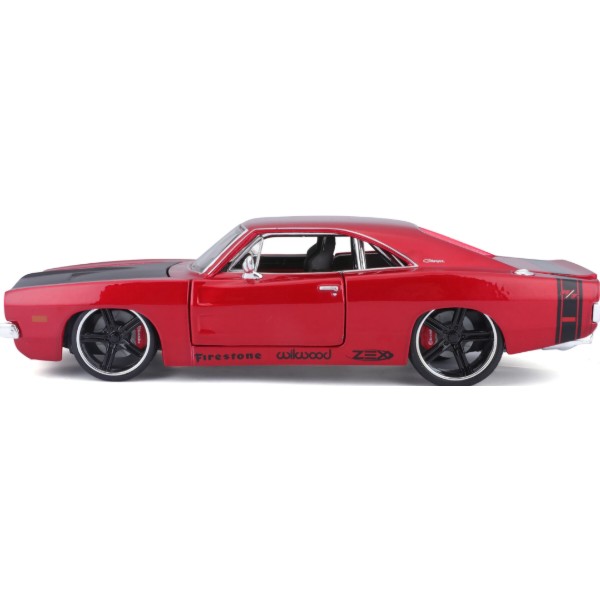 Фото - Коллекционная машинка 1:24 Maisto 1969 Dodge Charger R/T (32537 met. red)