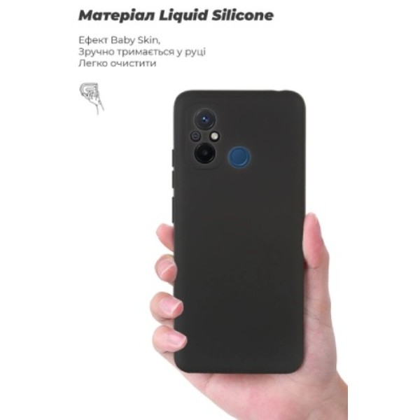 Фото - Чохол для смартфону Armorstandart Icon for Xiaomi Redmi 12С/11A Camera cover Black (ARM65965)