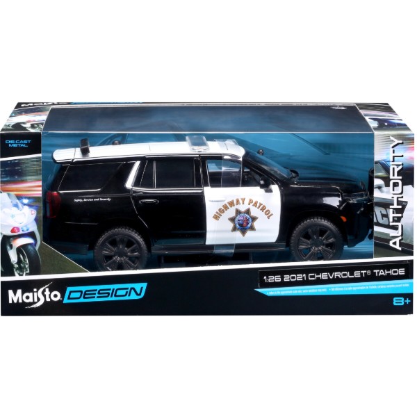 Фото - Колекційна машинка 1:26 Maisto 2021 Chevrolet Tahoe (32548 black)