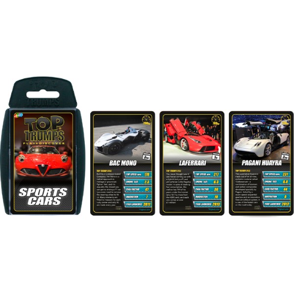 Фото - Настольная игра (5-7 лет) Winning Moves TOP TRUMPS Sports Cars ver. EN (WM01608-EN1-6)
