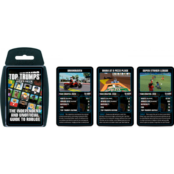 Фото - Настільна гра (5-7 років) Winning Moves ROBLOX The Independent and Unofficial Guide Top Trumps (WM03145-EN1-6)