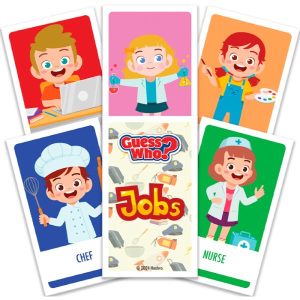 Фото - Настольная игра (5-7 лет) Winning Moves Jobs - Guess Who? (WM04515-ML1-6)