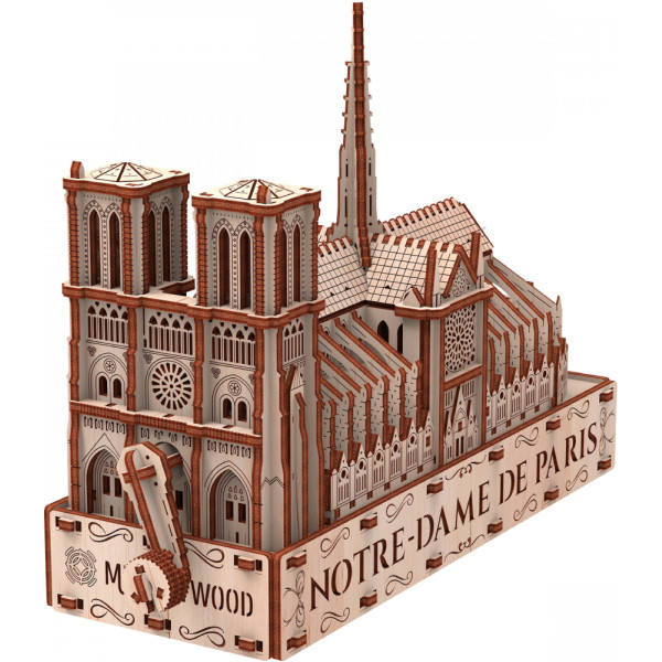 Фото - 3D пазли Mr.Playwood Собор Паризької Богоматері (Еко - лайт) (10210)