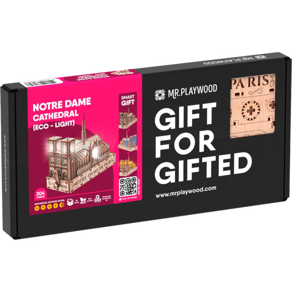 Фото - 3D пазли Mr.Playwood Собор Паризької Богоматері (Еко - лайт) (10210)