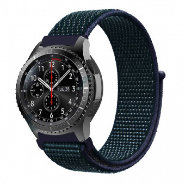 Фото - Ремінець для смарт-годинника BeCover Nylon Style for Xiaomi iMi KW66/Mi Watch Color/Haylou LS01/Watch S1 Active Blue-Green (705882)